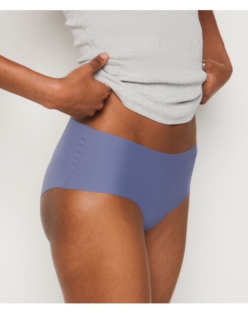 Paarse korte broek met pure pasvorm