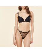 Flirt schwarzer Push-up-BH mit Bügel Nr. 2