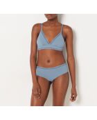 Happily blauer BH mit abnehmbarem Polster und ohne