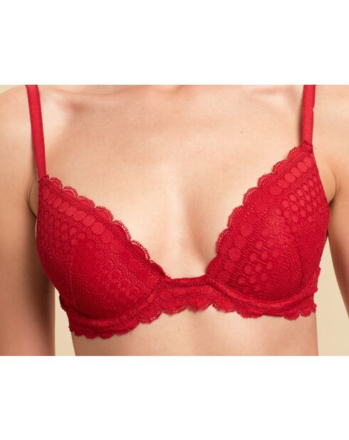 Cherie Cherie roter Push-up-BH mit Bügel Nr. 2