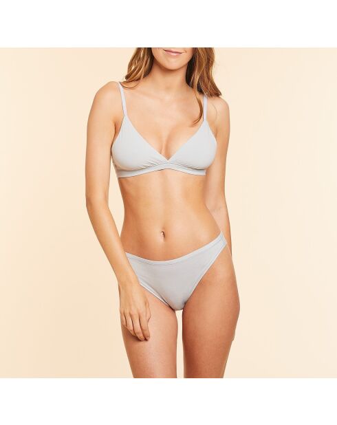 Sujetador con aros gris Cotton 360