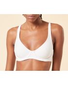 Perfekter ecrufarbener Baumwoll-BH mit Bügel