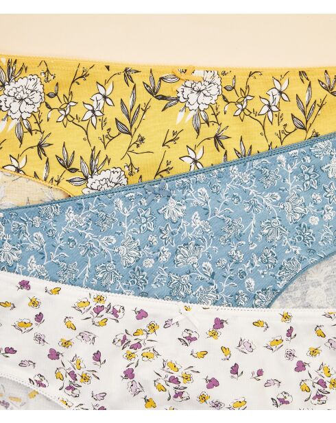 Set van 3 veelkleurige Zaria shorties