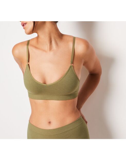 BH zonder beugel en uitneembaar kussentje Amond Nile groen