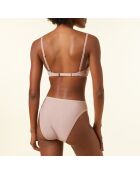 Perfekter BH ohne Bügel aus Baumwolle Hellrosa