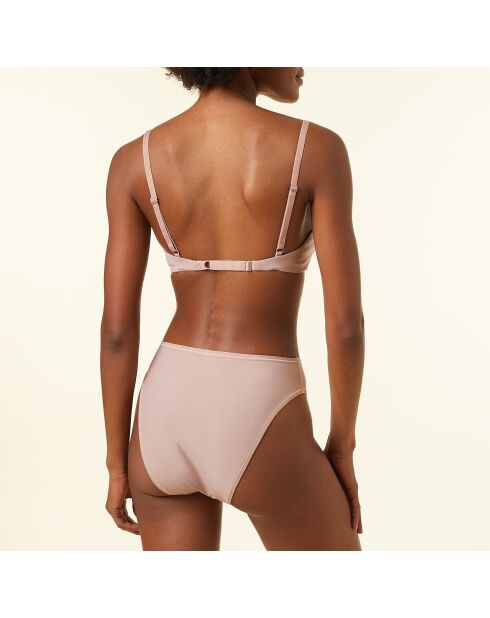 Perfekter BH ohne Bügel aus Baumwolle Hellrosa