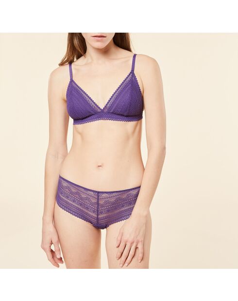 Soutien-gorge sans armatures pad amovible n°8 Sublime We Care violet