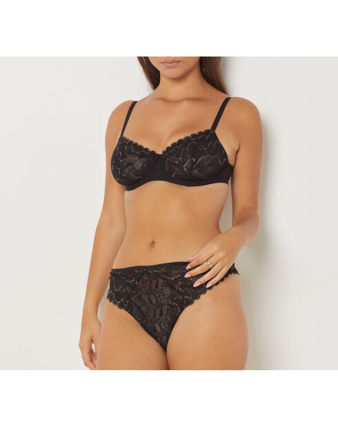 Soutien-gorge avec armatures Tabby Plus Size noir