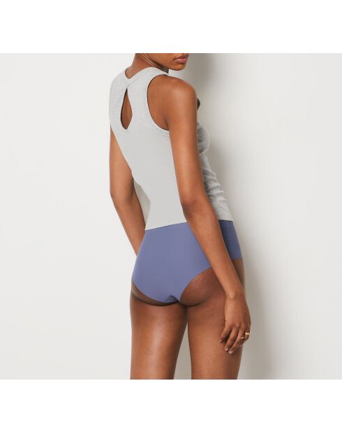 Paarse korte broek met pure pasvorm