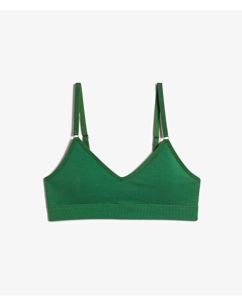 BH zonder beugel en uitneembaar kussentje Almond fir green