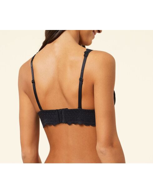 Soutien-gorge sans armatures pad amovible n°8 Cherie Cherie noir
