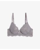 Reggiseno push-up grigio Success con ferretto