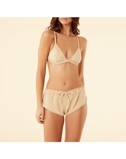 Shorty Melita moutarde ocre