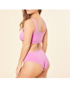 Pantalón corto de algodón rosa 360