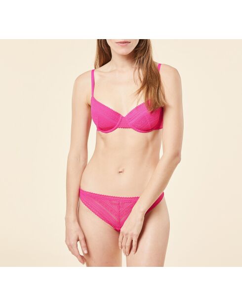 Soutien-gorge avec armatures n°4 Sublime We Care fushia