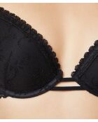 Flirt schwarzer Push-up-BH mit Bügel Nr. 2