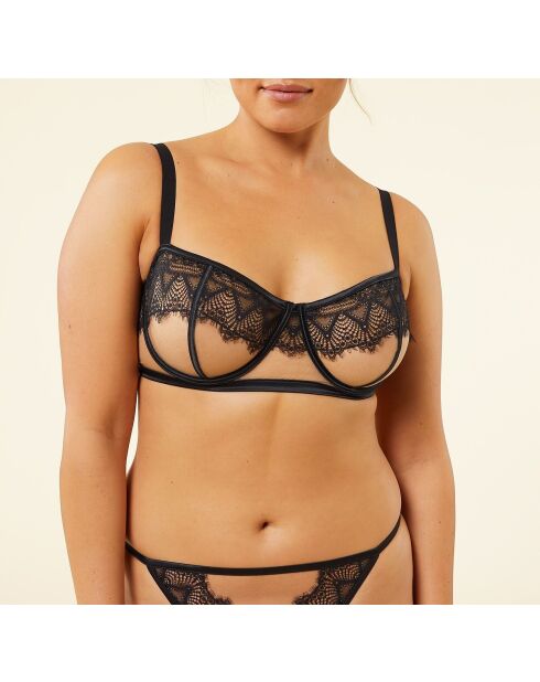 Soutien-gorge avec armatures n°9 Captivante noir