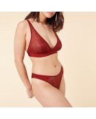 Groovy Burgundy Granaat-bh zonder beugel