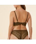 Sujetador sin aros color caqui cielo oliva