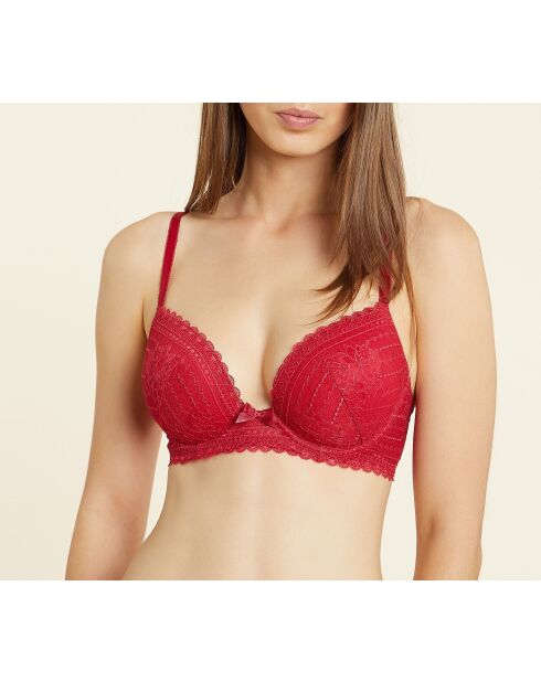 Soutien-gorge avec armatures n°5 Panama rouge