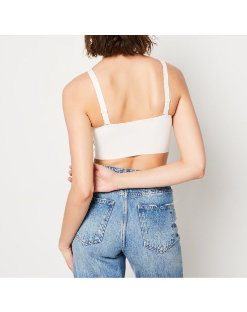 24 Hours ecrufarbener BH ohne Bügel