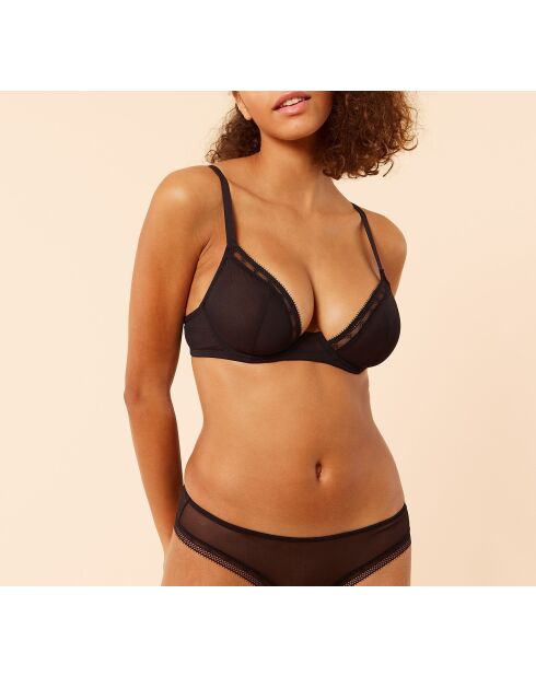 Soutien-gorge avec armatures Fusion noir