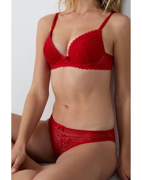 Culotte Panama rouge