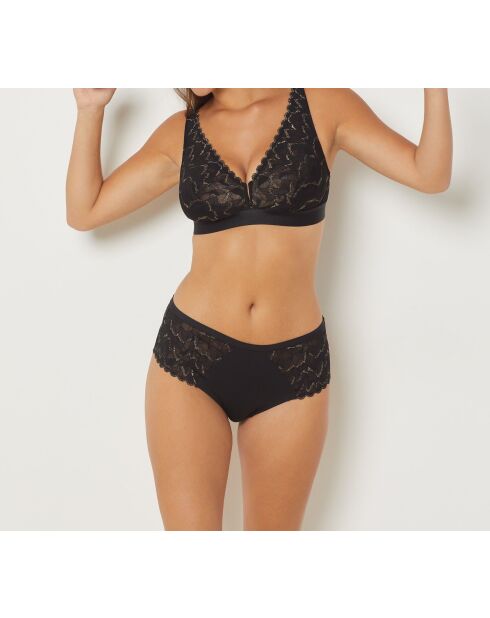 Shorty Tabby Plus Size nero