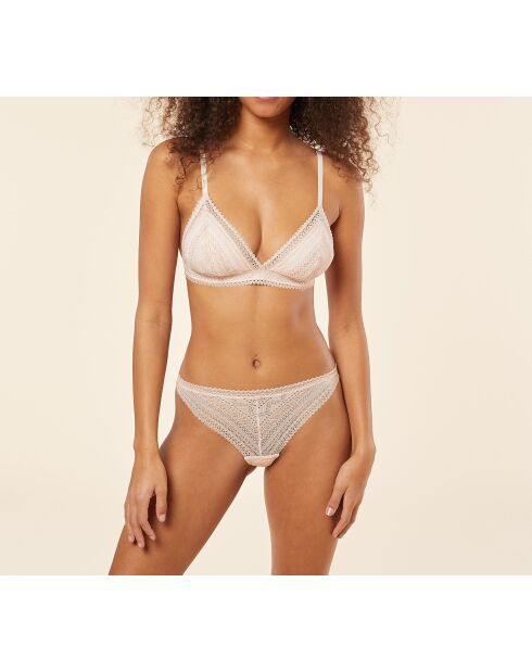 Sublime We Care Tanga rosa cipria