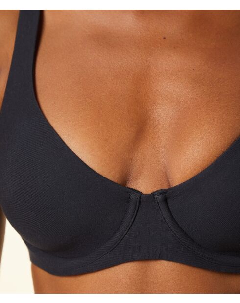 Soutien-gorge avec armatures Perfect Coton noir