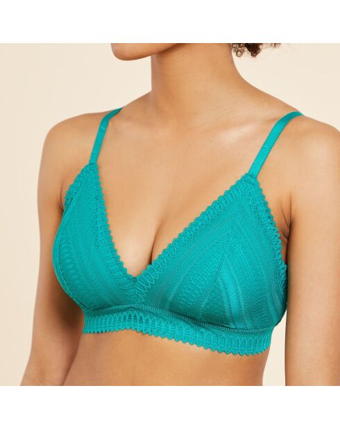 Soutien-gorge sans armatures pad amovible n°8 Delice vert