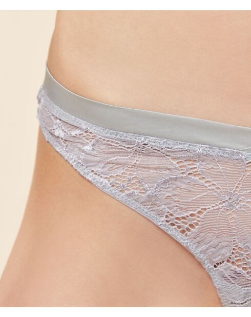 String Babydoll gris clair