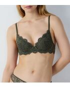 Success voor groene push-up bh met beugel