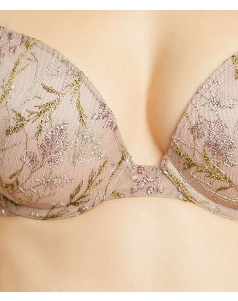 Soutien-gorge avec armatures n°5 Louange Mesh taupe