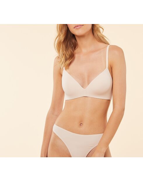 Pure Fit poederroze bh zonder beugel