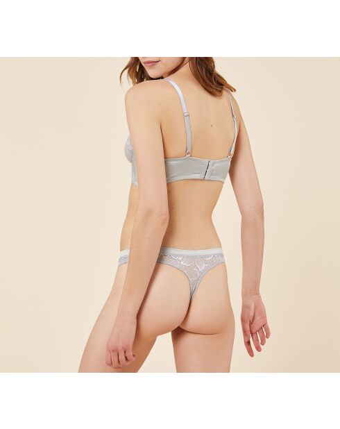 String Babydoll gris clair