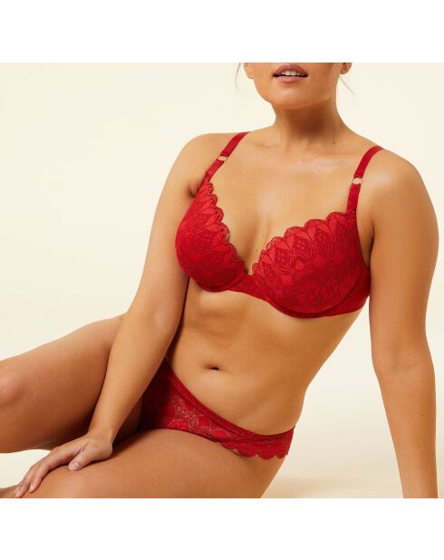 Himmelroter Bügel-BH Nr. 5