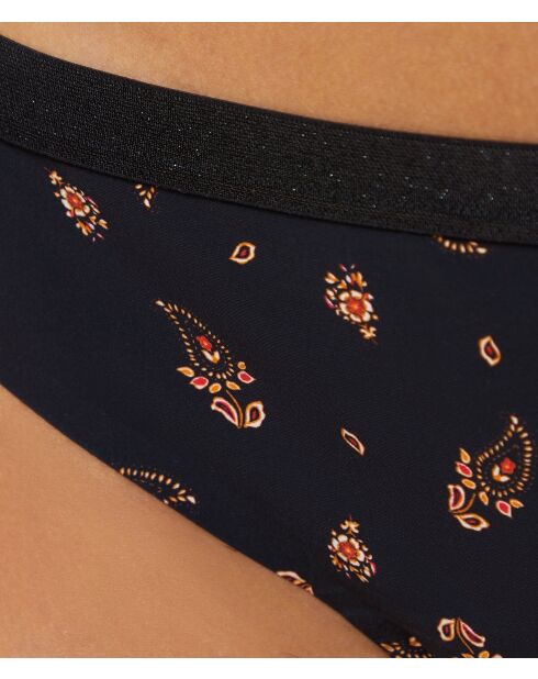 Mutandine nere Aya Print