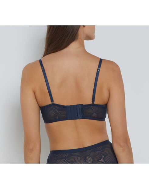 Marineblauwe Flexi Lace bh met beugel nr. 9