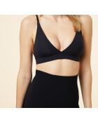 BH zonder beugel met uitneembaar kussentje nr. 8 Perfect Black katoen