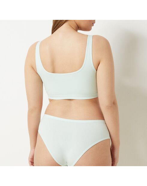 Wende-BH ohne Bügel, 360 Baumwolle, grün