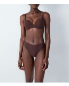 Pure Fit chocolade push-up bh zonder beugel