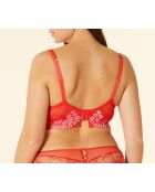 Beugelbeha nr. 9 Weelderig vermiljoen