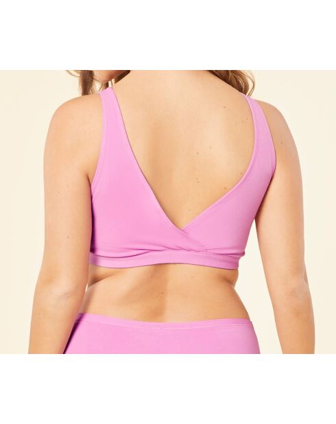 Roze bh zonder beugel van 360 katoen