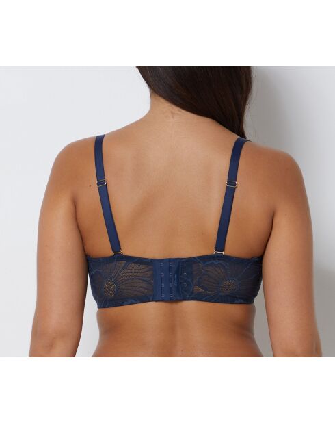 Marineblauwe Flexi Lace bh met beugel nr. 9