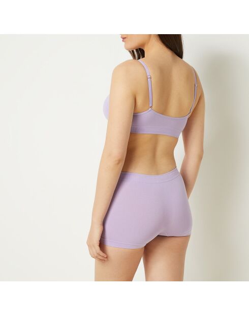 Shorty lila y almendra