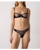 Sujetador negro medianoche con aros