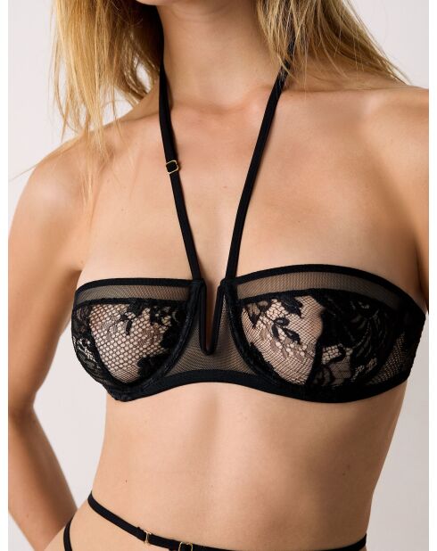 Dentelle And Me zwarte bh met beugel
