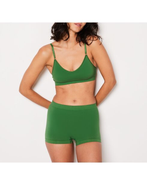 BH zonder beugel en uitneembaar kussentje Almond fir green