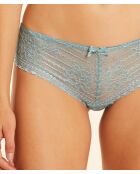 Shorty Panama bleu vert